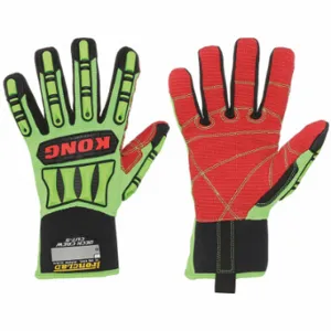 KONG KDC5-04-L Mechanics Gloves, Size L, Riggers Glove, Synthetic Leather, ANSI Cut Level A4, Palm Side | CR7KTM 45VL35