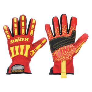 KONG KRC5-06-XXL Mechanics Gloves, Size 2XL, Riggers Glove, Synthetic Leather With Silicone Grip, Tpr, 1 PR | CR7KTH 20JE91