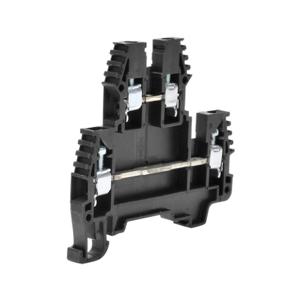 KONNECT-IT KN-D12BLK-25 Terminal Block, Black, 20A, 35mm Din Rail Mount, Pack Of 25 | CV8CWJ