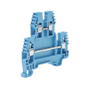 KONNECT-IT KN-D12BLU-25 Terminal Block, Blue, 20A, 35mm Din Rail Mount, Pack Of 25 | CV8CWL