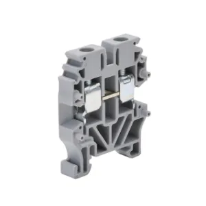 KONNECT-IT KN-M12GRY-25 Mini Single-Level Terminal Block, Gray, 20A, 15mm Din Rail Mount, Pack Of 25 | CV8CYW