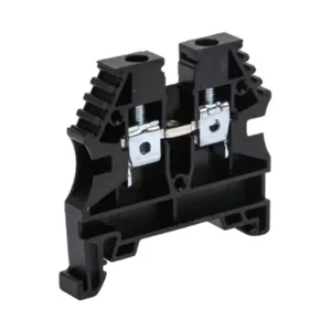 KONNECT-IT KN-T10BLK-80 Terminal Block, 26-10 Awg, Black, 30A, 35mm Din Rail Mount, Pack Of 80 | CV8CZE