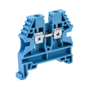 KONNECT-IT KN-T10BLU-20 Terminal Block, 26-10 Awg, Blue, 30A, 35mm Din Rail Mount, Pack Of 20 | CV8CZF