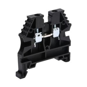 KONNECT-IT KN-T12BLK-100 Terminal Block, 26-12 Awg, Black, 20A, 35mm Din Rail Mount, Pack Of 100 | CV8CZY