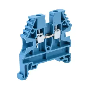 KONNECT-IT KN-T12BLU-100 Terminal Block, 26-12 Awg, Blue, 20A, 35mm Din Rail Mount, Pack Of 100 | CV8DAA