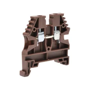 KONNECT-IT KN-T12BRN-25 Terminal Block, 26-12 Awg, Brown, 20A, 35mm Din Rail Mount, Pack Of 25 | CV8DAD