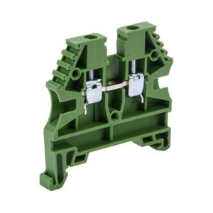 KONNECT-IT KN-T12GRN-100 Terminal Block, 26-12 Awg, Green, 20A, 35mm Din Rail Mount, Pack Of 100 | CV8DAE