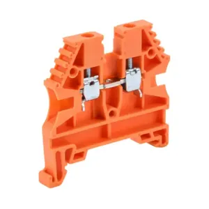 KONNECT-IT KN-T12ORG-100 Terminal Block, 26-12 Awg, Orange, 20A, 35mm Din Rail Mount, Pack Of 100 | CV8DAJ