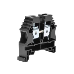 KONNECT-IT KN-T6BLK-25 Terminal Block, 16-6 Awg, Black, 65A, 35mm Din Rail Mount, Pack Of 25 | CV8DAZ