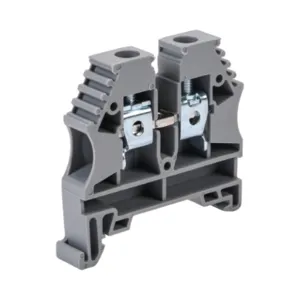 KONNECT-IT KN-T8GRY-20 Terminal Block, 26-8 Awg, Gray, 50A, 35mm Din Rail Mount, Pack Of 20 | CV8DCC