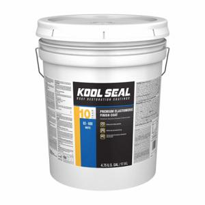 KOOL SEAL KS0063600-20 Elastomer-Dachbeschichtung, Acryl-Dachbeschichtungen, Acryl, reflektierend, weiß, Eimer | CR7KUD 4FJJ9