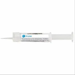 KRYTOX XHT-BDX High Temperature Grease Syringe, 0.5 oz., White, Ptfe | AH4ZGL 35RV82