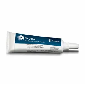 KRYTOX GPL-205 Multipurpose Grease, Ptfe, White, 0.5 Oz, Nlgi Grade 2, Nsf Rating H1 Food Grade | CR7LJT 35RU37