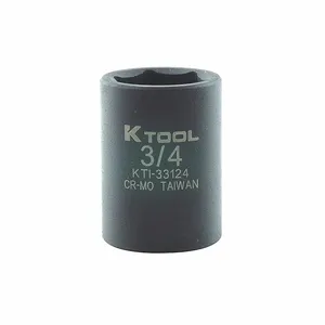 KTI KTI-33124 Impact Socket SAE 3/4 Inch 1-1/2 Inch Length Hex | AH7LTP 36WA53