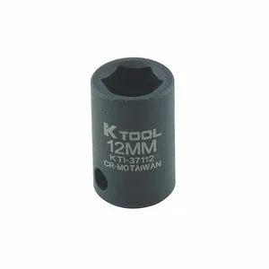 KTI KTI-37112 Impact Socket Metric 12mm 1-3/16 Inch Length Hex | AH7LTZ 36WA62