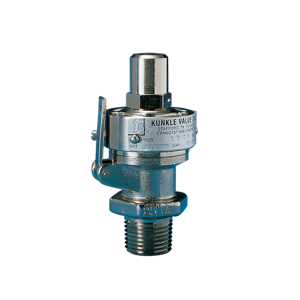 KUNKLE 0002-E02-NC Safety Relief Valve, 1 Inch Inlet Size, Non Code Air/Gas, Stainless Steel | CN2YMC 11321762
