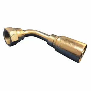 KURT F-BSPX90-08-08 Hydraulic Crimp Fitting, Carbon Steel, 90 Deg Elbow, -8 | CR7LPW 55RT61