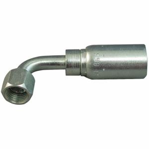 KURT FJX90-16-16 Hydraulic Crimp Fitting, Carbon Steel, 90 Deg Elbow, -16 | CR7LNW 55RT15