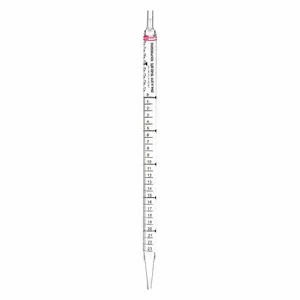 LAB SAFETY SUPPLY 667225B 25ml Pipet Individually Wrap/bag - Pack Of 200 | AA3HYT 11L809