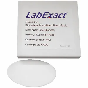 LAB SAFETY SUPPLY 12K877 Filter Membrane Pore 1.0um 4.25cm - Pack Of 100 | AA4FKU