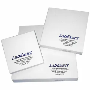 LAB SAFETY SUPPLY 12L006 Weighing Paper 4 Inch Length 4 Inch Width - Pack Of 500 | AA4FQZ