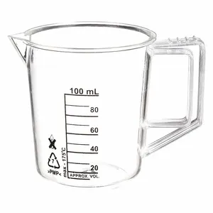 APPROVED VENDOR 23X905 Beaker With Handle 100ml Polypropylene - Pack Of 6 | AB7PLL