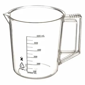 APPROVED VENDOR 23X907 Beaker With Handle 500ml Polypropylene - Pack Of 6 | AB7PLN