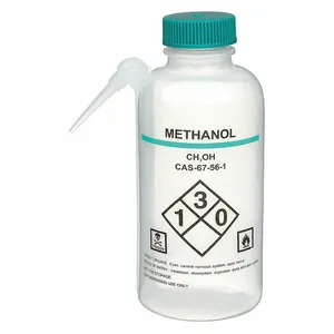 LAB SAFETY SUPPLY 24J884 Wash Bottle Methanol 500 Ml - Pack Of 4 | AB7WUB