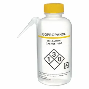 LAB SAFETY SUPPLY 24J887 Wash Bottle Isopropanol 500 Ml - Pack Of 4 | AB7WUE