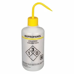 LAB SAFETY SUPPLY 24J888 Wash Bottle Isopropanol 1000 Ml - Pack Of 4 | AB7WUF