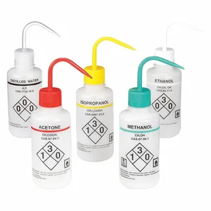 LAB SAFETY SUPPLY 24J898 Wash Bottle Assorted 500 Ml Pk5 | AB7WUR