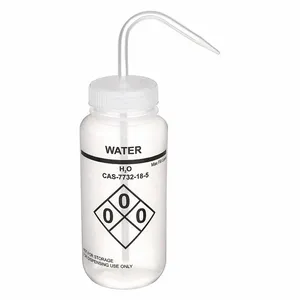 LAB SAFETY SUPPLY 24J906 Wash Bottle Water 500 Ml - Pack Of 6 | AB7WUZ