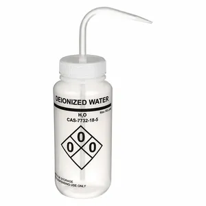 LAB SAFETY SUPPLY 24J909 Wash Bottle Water 500 Ml - Pack Of 6 | AB7WVC