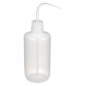 LAB SAFETY SUPPLY 24J915 Wash Bottle Narrow Plain 1000 Ml - Pack Of 4 | AB7WVJ