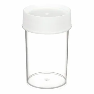 LAB SAFETY SUPPLY 32V497 Jars With Cap 250ml Polypropylene - Pack Of 12 | AC6CMN