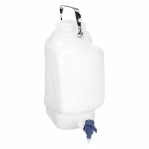 LAB SAFETY SUPPLY 49H044 Rectangular Carboy Stopcock 2.64 Gallon | AD6REL