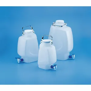 LAB SAFETY SUPPLY 49H047 Rectangular Carboy Stopcock 2.64 Gallon | AD6REP