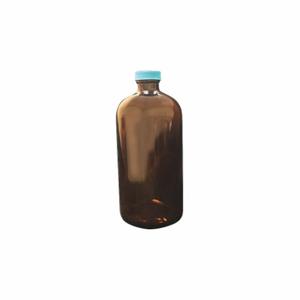 LAB SAFETY SUPPLY 52JZ87 Bottle, 1 oz Labware Capacity, Type III Soda Lime Glass, PTFE, 24 Pack | CR8LYT