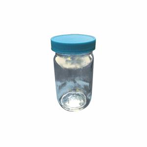 LAB SAFETY SUPPLY 52KA19 Bottle, 4 oz Labware Capacity, Type III Soda Lime Glass, PTFE, 24 Pack | CR8MAU