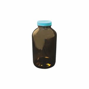 LAB SAFETY SUPPLY 52KA10 Bottle, 0.5 oz Labware Capacity, Type III Soda Lime Glass, PTFE, 24 Pack | CR8LYH