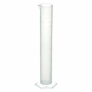 APPROVED VENDOR 5PTJ6 Graduated Cylinder 250ml Plastic - Pack Of 12 | AE6CFJ