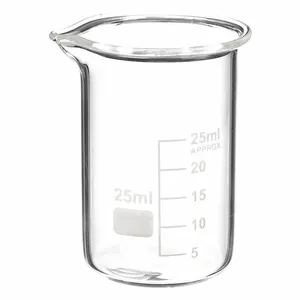 APPROVED VENDOR 5YGY8 Beaker Low Form Glass 25ml - Pack Of 12 | AE7HDH