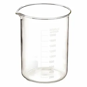 APPROVED VENDOR 5YGZ8 Beaker Low Form Glass 2000ml Pack Of 4 | AE7HDU