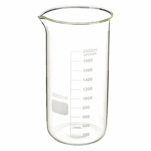 APPROVED VENDOR 5YGZ9 Beaker Low Form Glass 3000ml Pack Of 4 | AE7HDV