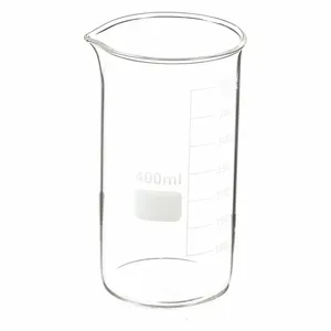 APPROVED VENDOR 5YHA5 Beaker Tall Form Glass 400ml - Pack Of 12 | AE7HET