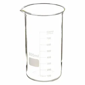 APPROVED VENDOR 5YHA7 Beaker Tall Form Glass 800ml - Pack Of 6 | AE7HEV