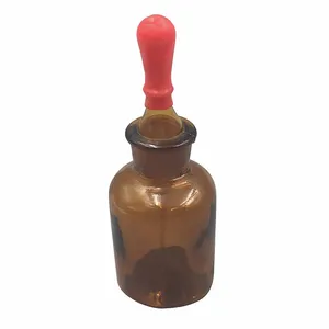 APPROVED VENDOR 5YHL1 Dropping Bottle Amber Glass 30 Ml - Pack Of 12 | AE7HGV