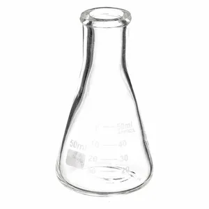 APPROVED VENDOR 5YHL5 Erlenmeyer Flask Narrow Neck 50 Ml - Pack Of 12 | AE7HGZ