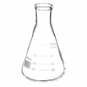 APPROVED VENDOR 5YHL6 Erlenmeyer Flask Narrow Neck 100ml - Pack Of 12 | AE7HHA