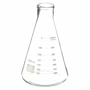 APPROVED VENDOR 5YHL9 Erlenmeyer Flask Narrow Neck 1000ml - Pack Of 6 | AE7HHD